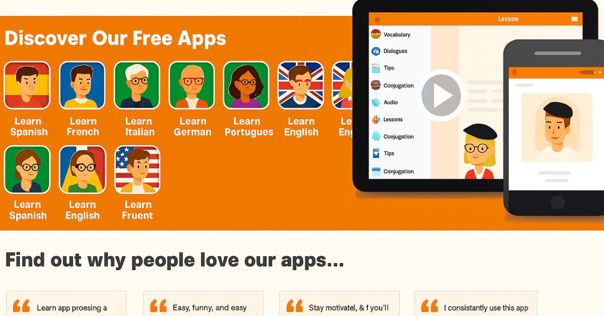 Seedlang-Oberfläche mit Videolektionen und interaktiven Untertiteln zum schnellen Nachschlagen von Bedeutung und Aussprache