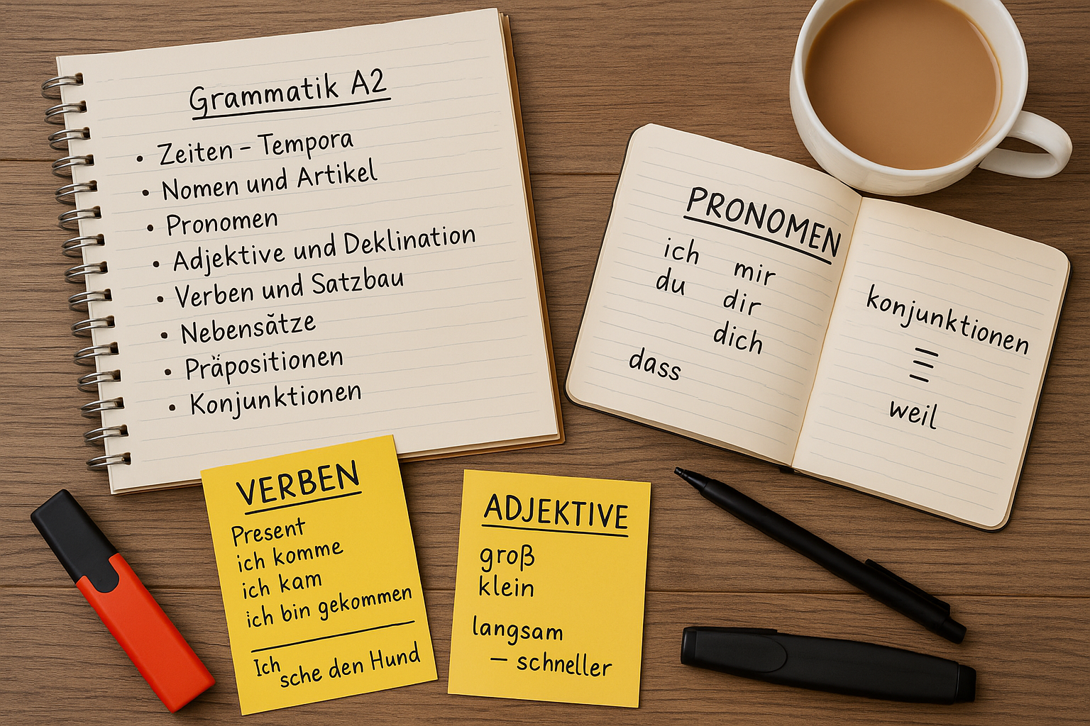 Deutsch A2 Grammatik