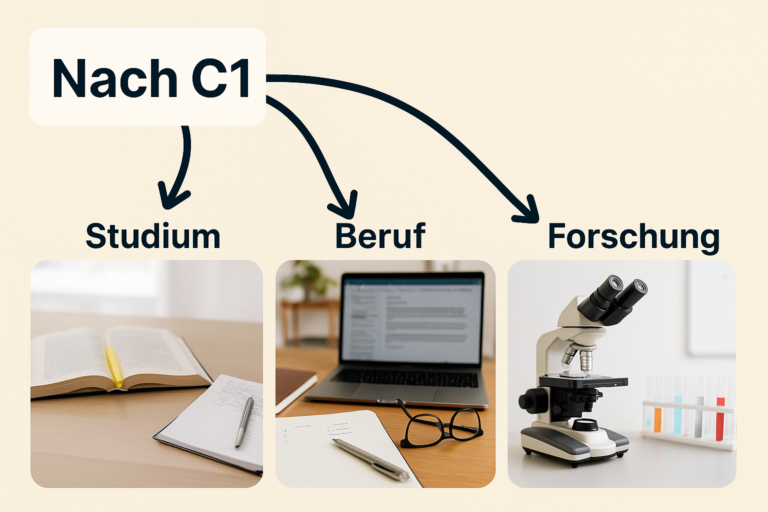 Deutsch lernen A1 bis C1