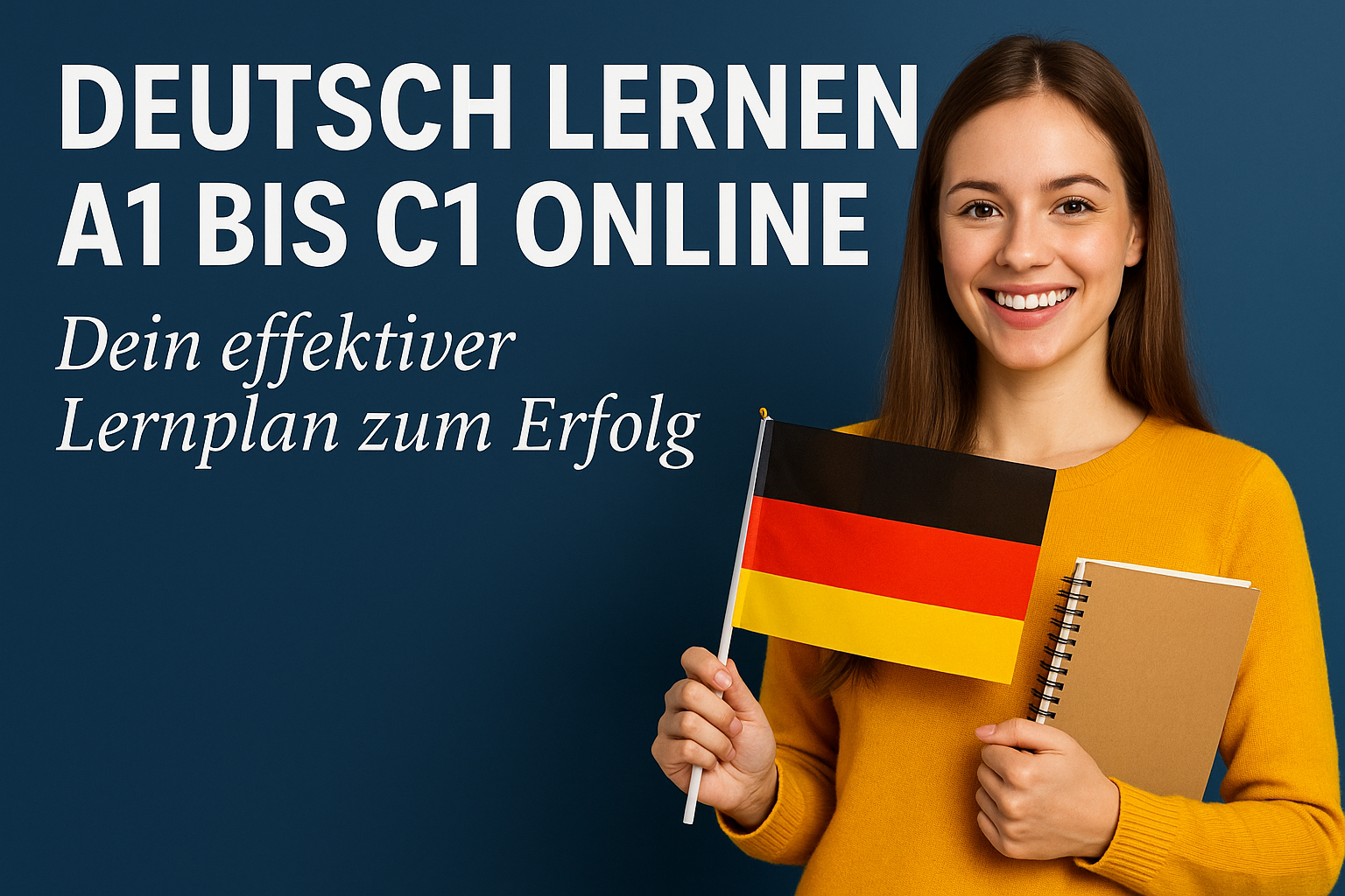 Deutsch lernen A1 bis C1 online – Dein effektiver Lernplan zum Erfolg