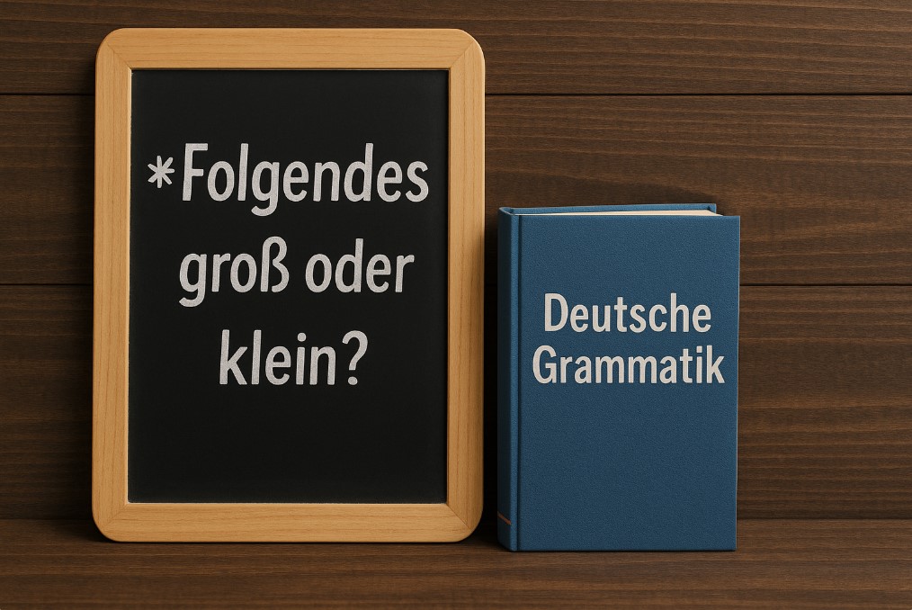 „Folgendes“ oder „folgendes“? Die einfache Regel zur Groß- und Kleinschreibung
