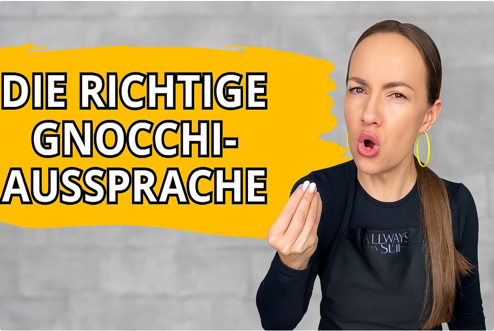 Die richtige Gnocchi-Aussprache
