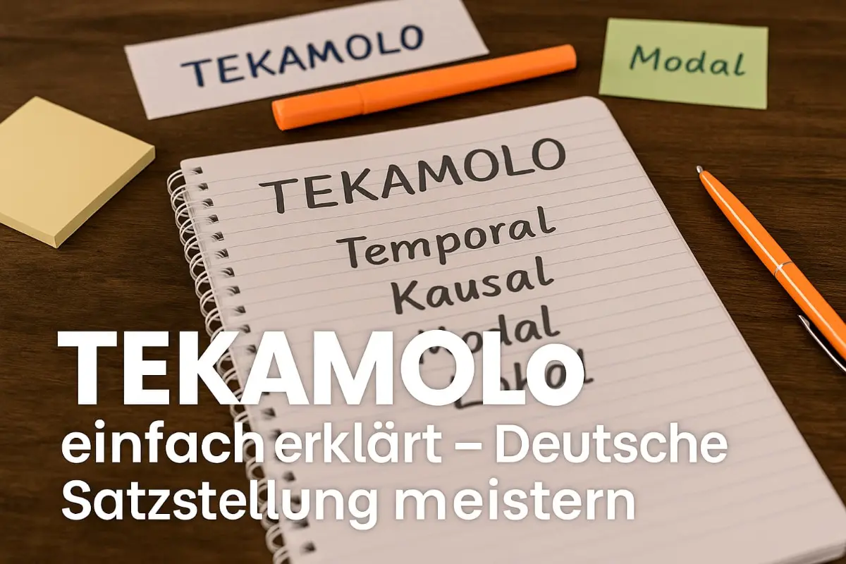 TEKAMOLO einfach erklärt – Deutsche Satzstellung meistern
