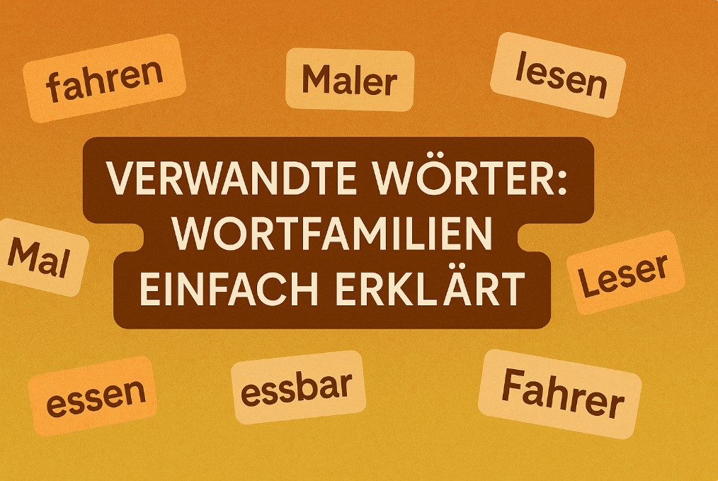 Verwandte Wörter – Wie Wortfamilien im Deutschen funktionieren