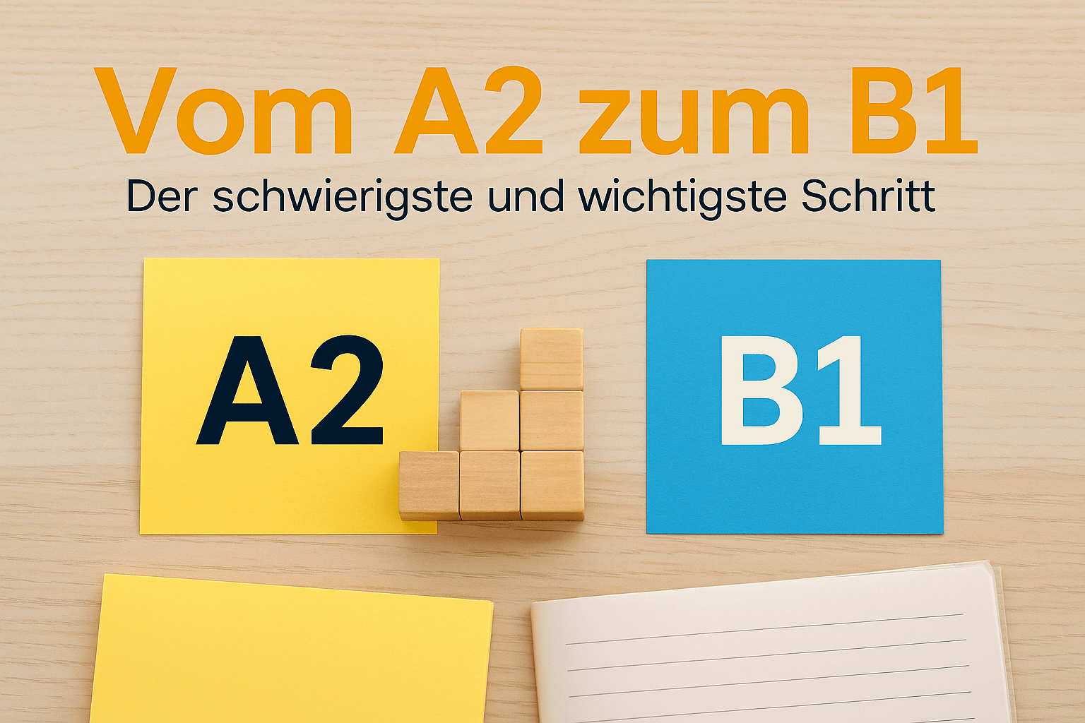 Vom A2 zum B1 – Der schwierigste und wichtigste Schritt