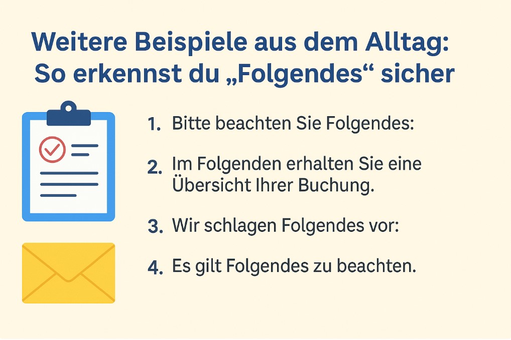 Weitere Beispiele aus dem Alltag