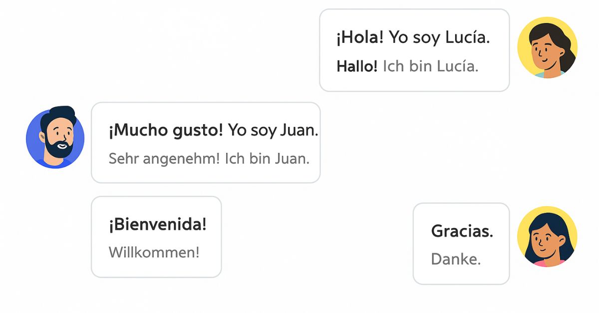 Du kannst dich aktiv in Gespräche einbringen, um dein Wissen zu festigen