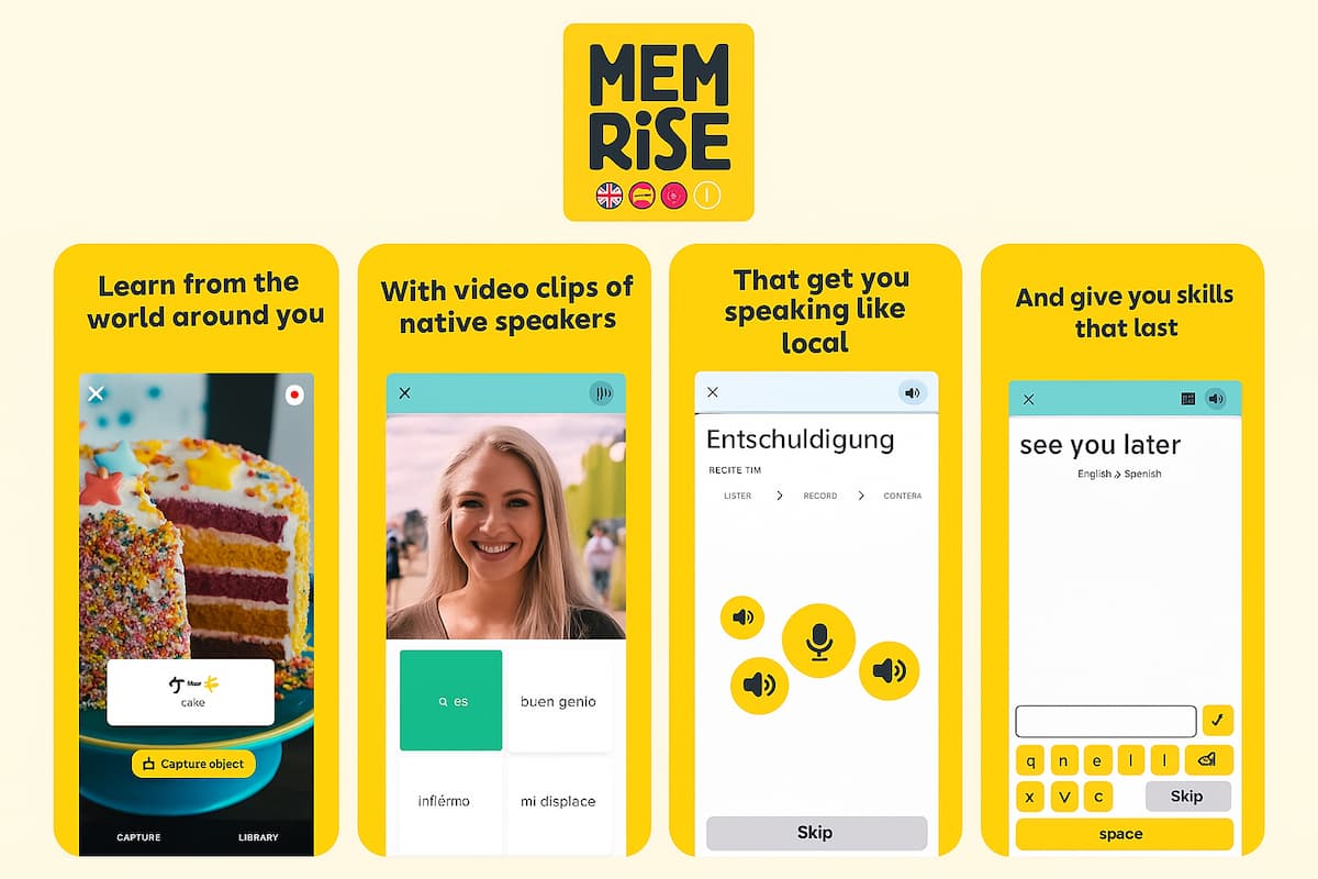 Memrise hat eine bunte, lebendige und unterhaltsame Benutzeroberfläche