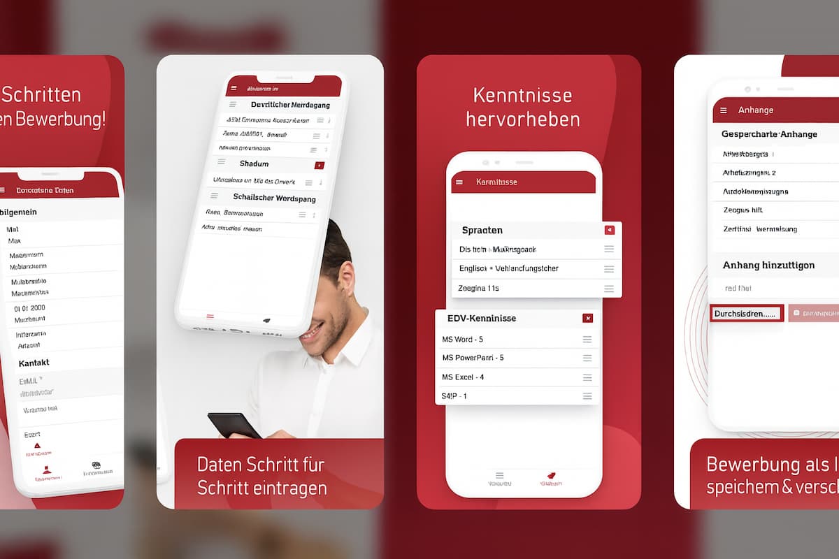 Kurzbewerbung per Smartphone: Schnell, kompakt und professionell – auch in wenigen Zeilen zählt der erste Eindruck