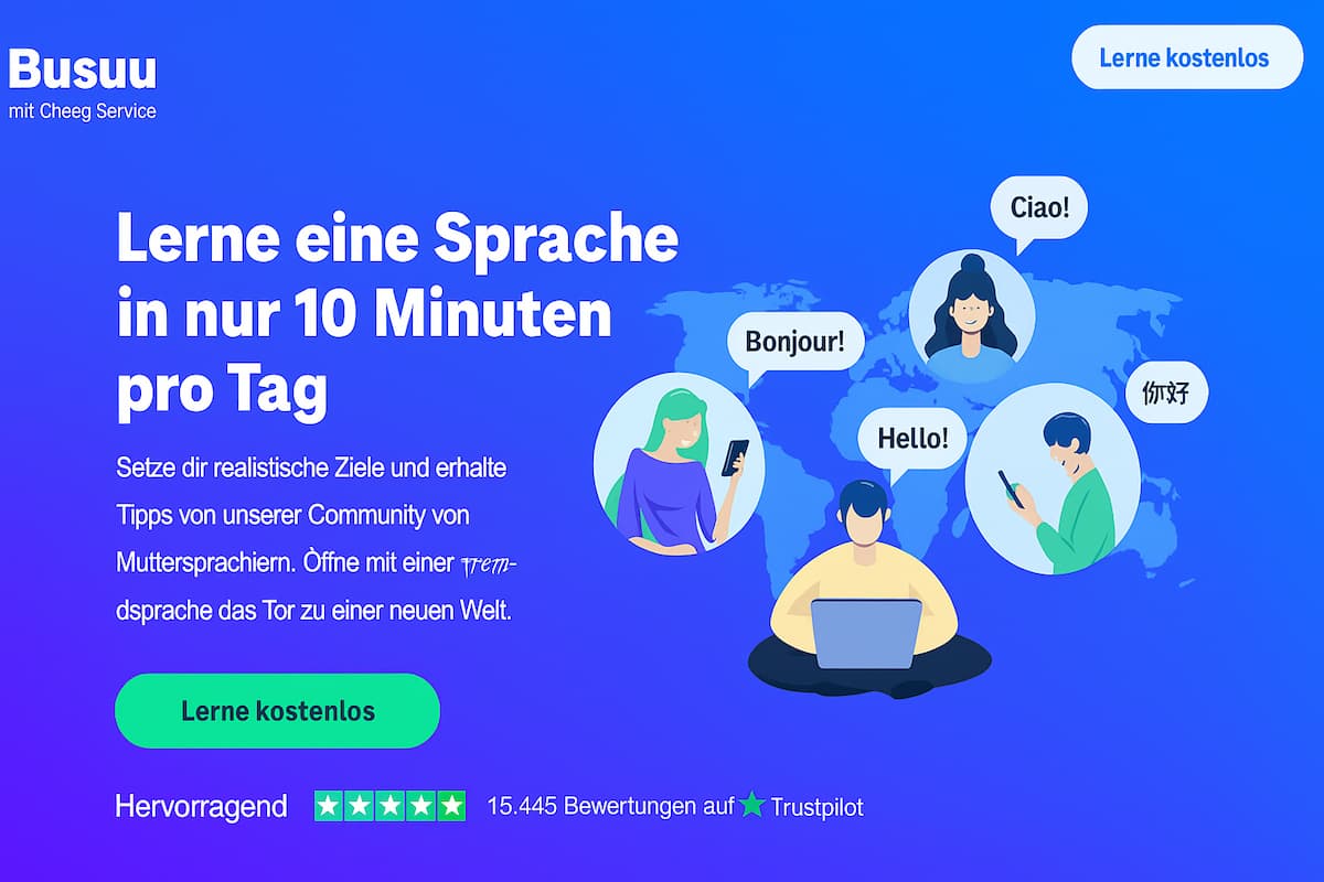 Busuu und Babbel passen zu verschiedenen Lernbedürfnissen
