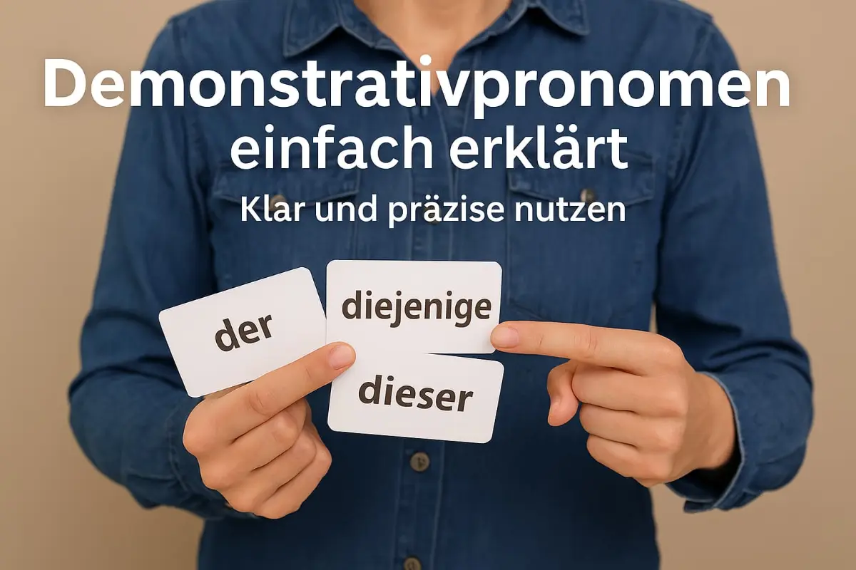 Demonstrativpronomen einfach erklärt: Klar und präzise nutzen