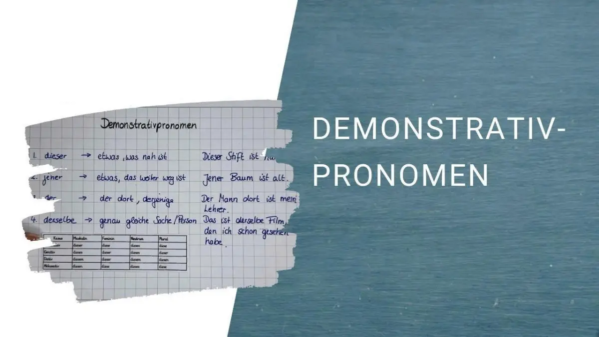 demonstrativpronomen