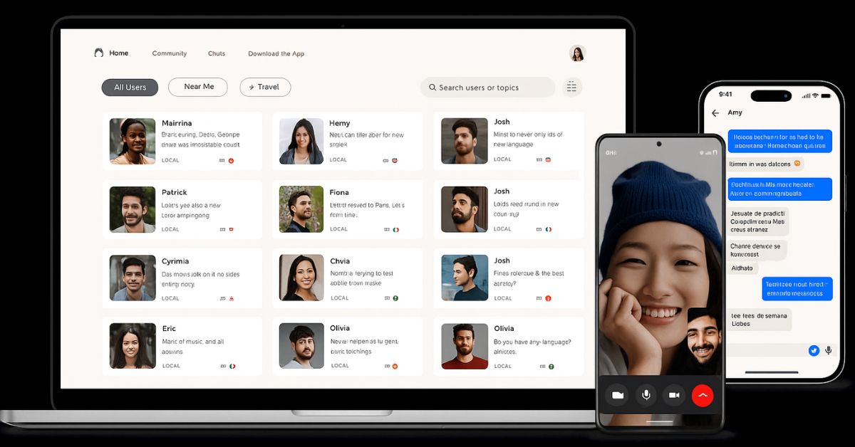 Tandem bietet Korrekturwerkzeuge, mit denen Nutzer Fehler direkt im Chat markieren und kommentieren können, um das Lernen effizienter zu gestalten
