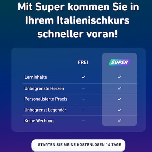 Auf Duolingo sofort loslernen – völlig kostenlos.