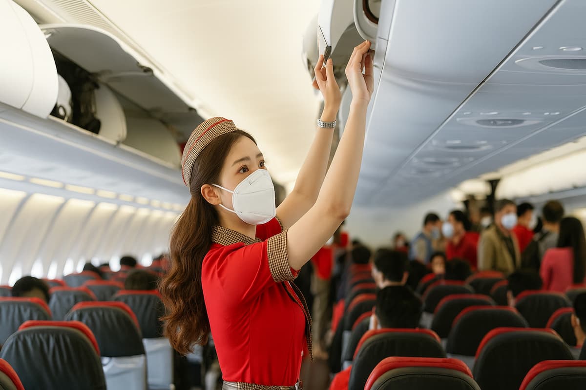 Flugbegleiter werden umfassend geschult, um schwierige Situationen zu bewältigen und jeden Passagier bestmöglich zu unterstützen