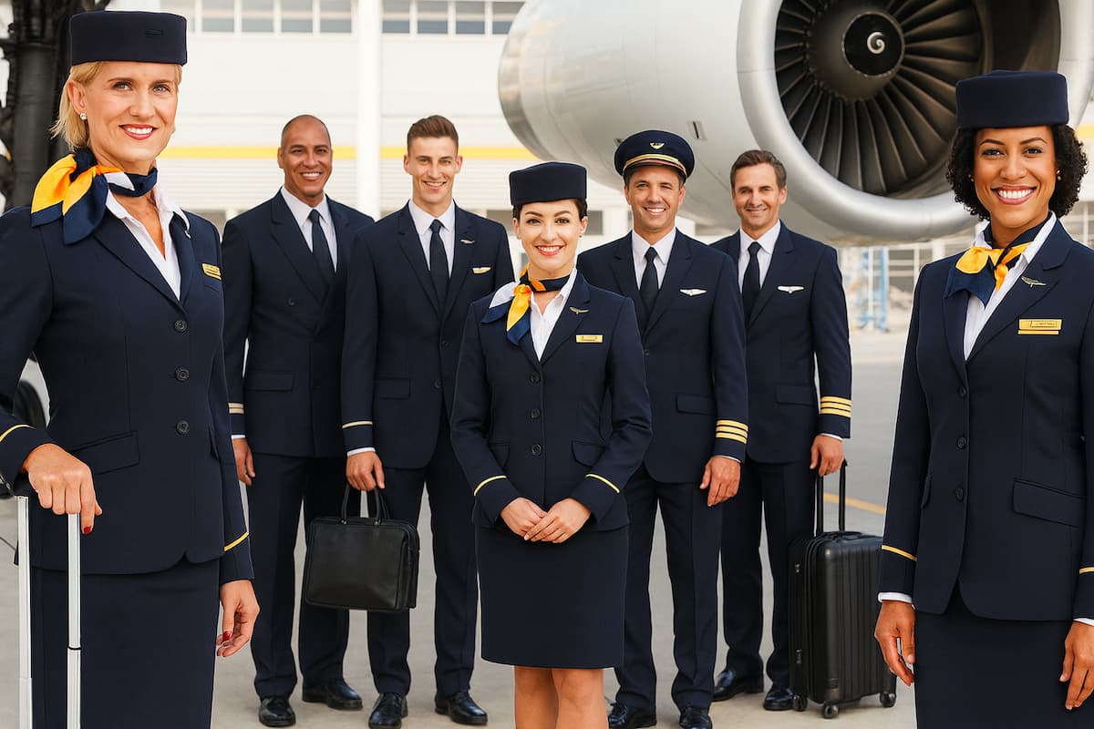 Die Ausbildung als Flugbegleiter eröffnet Karrierechancen wie Purser oder Lead Cabin Crew, mit mehr Verantwortung, Koordination der Crew und attraktiveren Gehältern