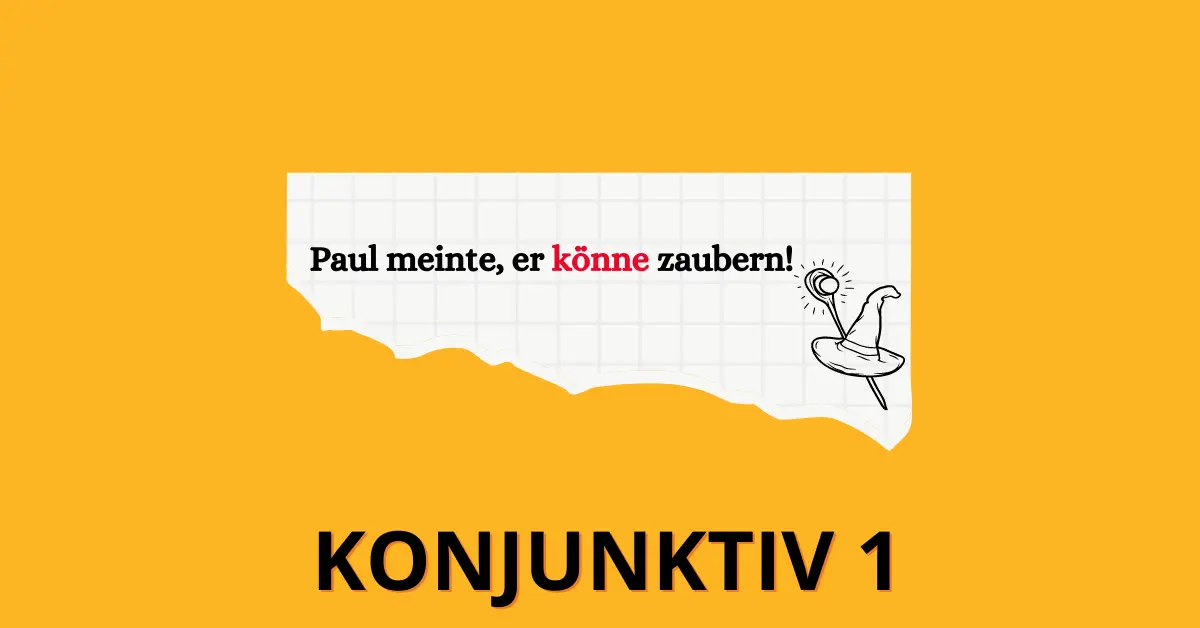 konjunktiv 1 