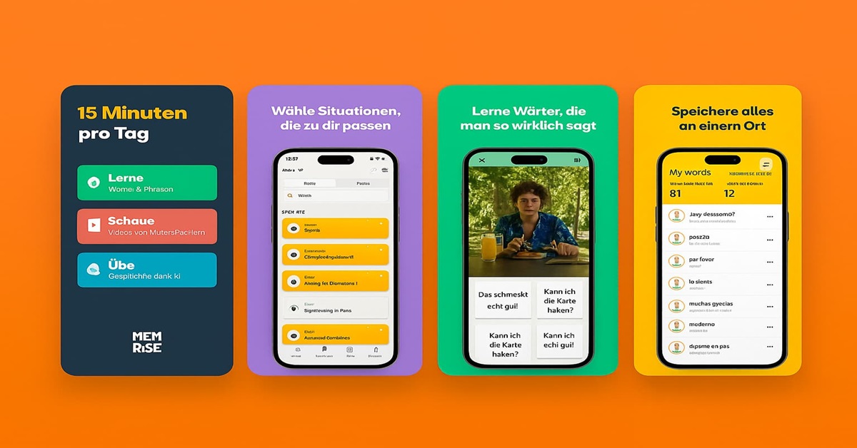 Memrise ist eine Sprachlern-App zum Vokabeltraining mit kurzen und effektiven Lektionen
