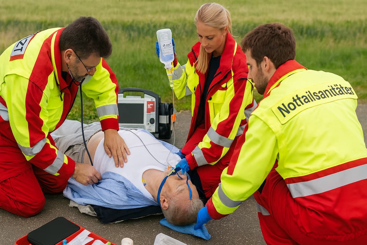 Ideal für Notfallsanitäter: Teamfähigkeit, Verantwortungsbewusstsein und Ruhe unter Druck bei medizinischen Notfällen