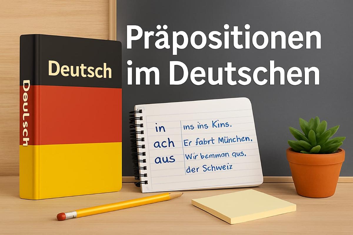 Präpositionen im Deutschen einfach erklärt – Regeln, Beispiele und Tipps