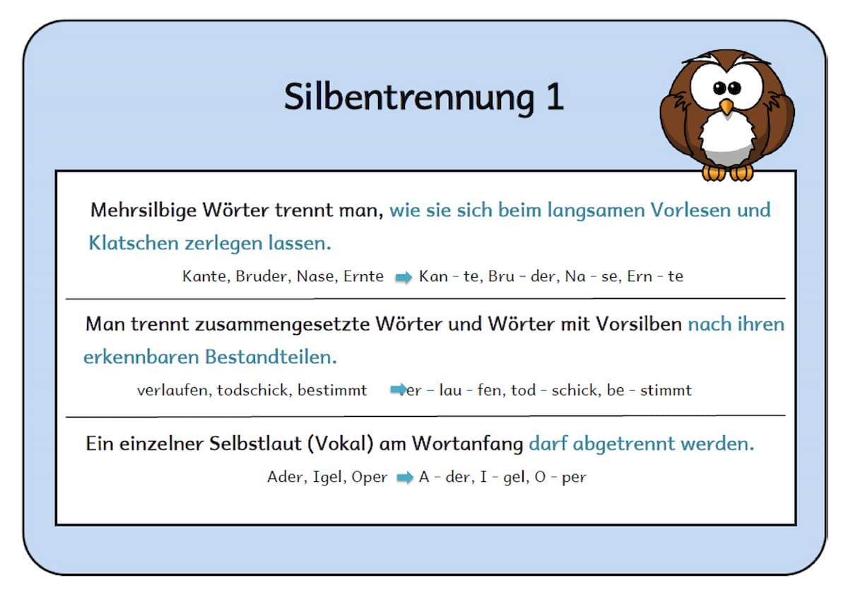 Silbentrennung Igel: So zerlegen Sie lange deutsche Wörter richtig am Zeilenende
