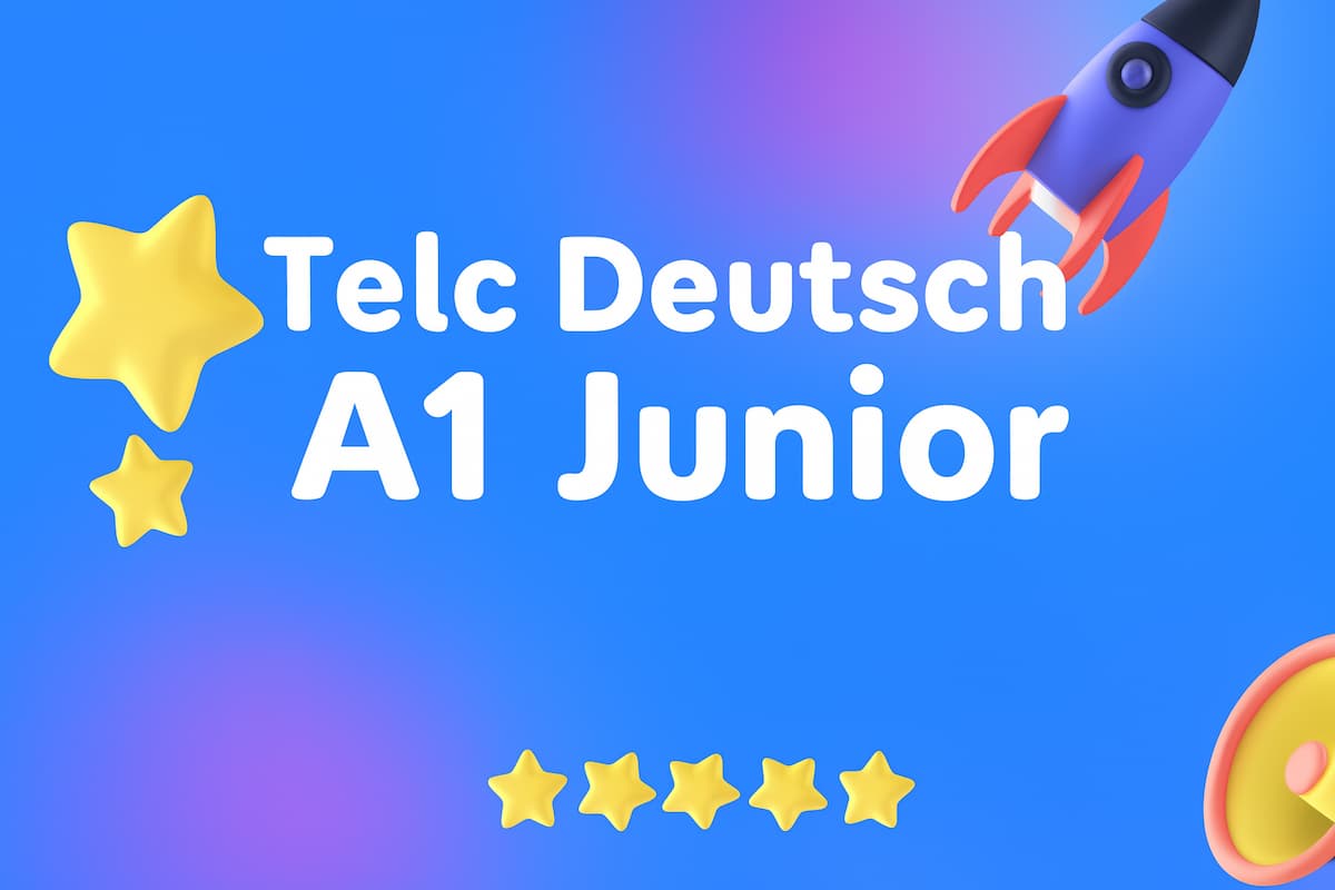 Mein erster Meilenstein: Die telc Deutsch A1 Junior Prüfung